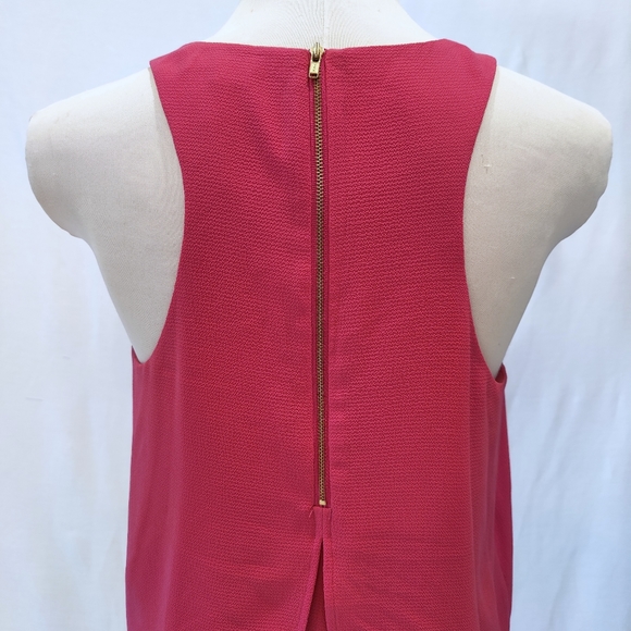 cooper & ella Pink Layered Racerback Blouse - Picture 5 of 8